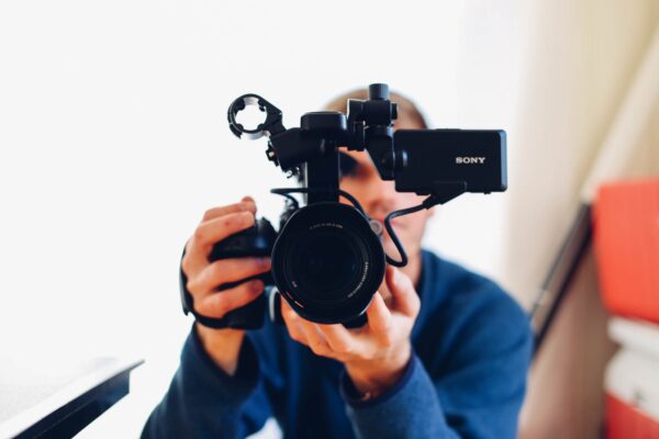 Man holding camera